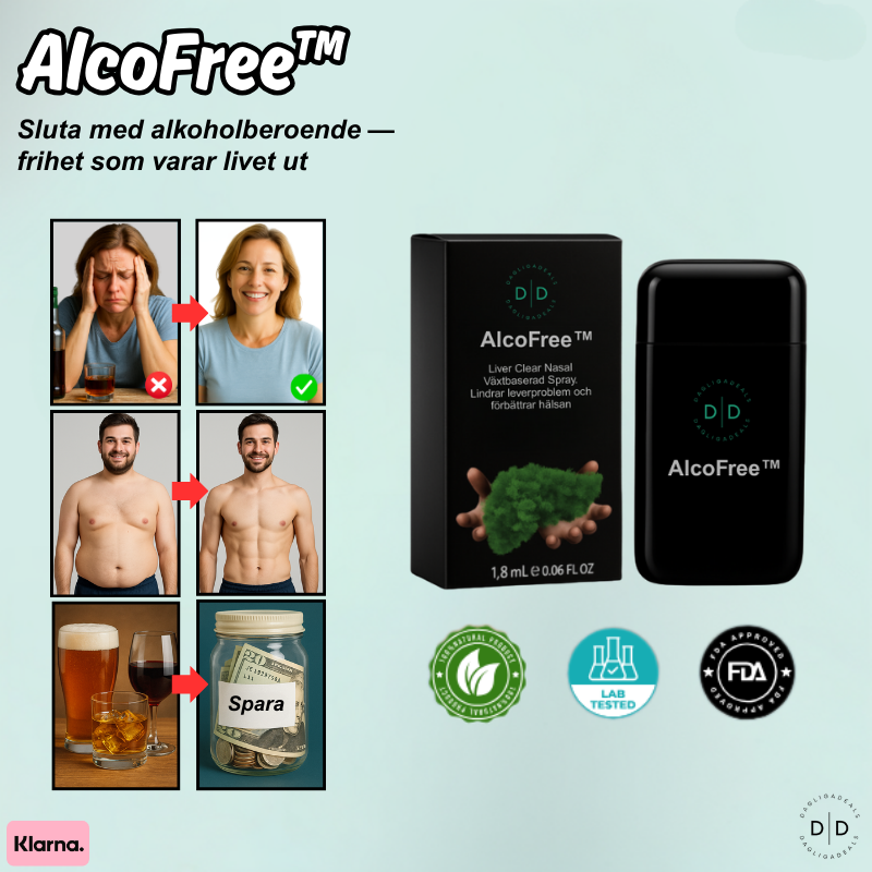 AlcoFree™ | Sluta med alkoholberoende — frihet som varar livet ut