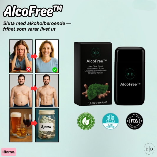 AlcoFree™ | Sluta med alkoholberoende — frihet som varar livet ut