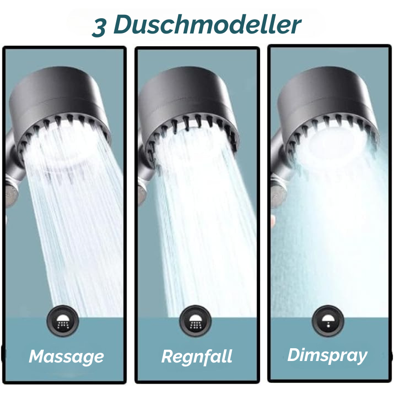 AquaJet™ | Masserar, exfolierar, återfuktar och förnyar - varje sköljning!