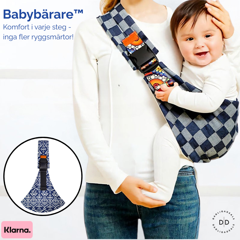 Babybärare™ | Komfort i varje steg - inga fler ryggsmärtor!
