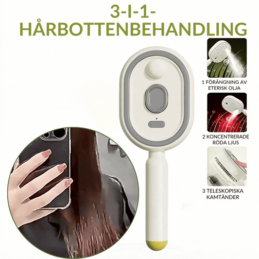 HydraComb™ | Avancerad kam med nanodimma för att lugna hårbotten