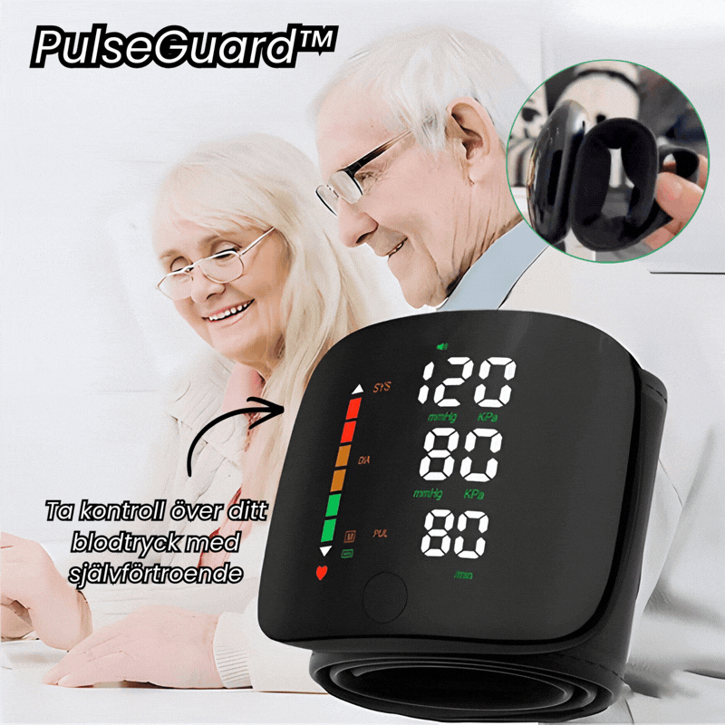 PulseGuard™ | Viktiga blodtryckskontroller för personer med diabetes