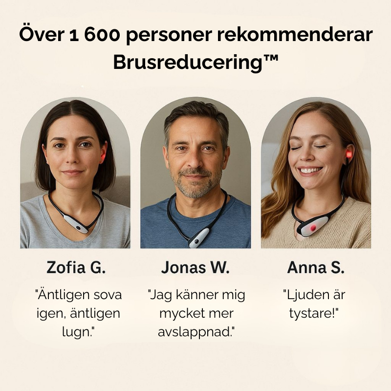 Brusreducering™ | Minskar inflammation, förbättrar hörseln!
