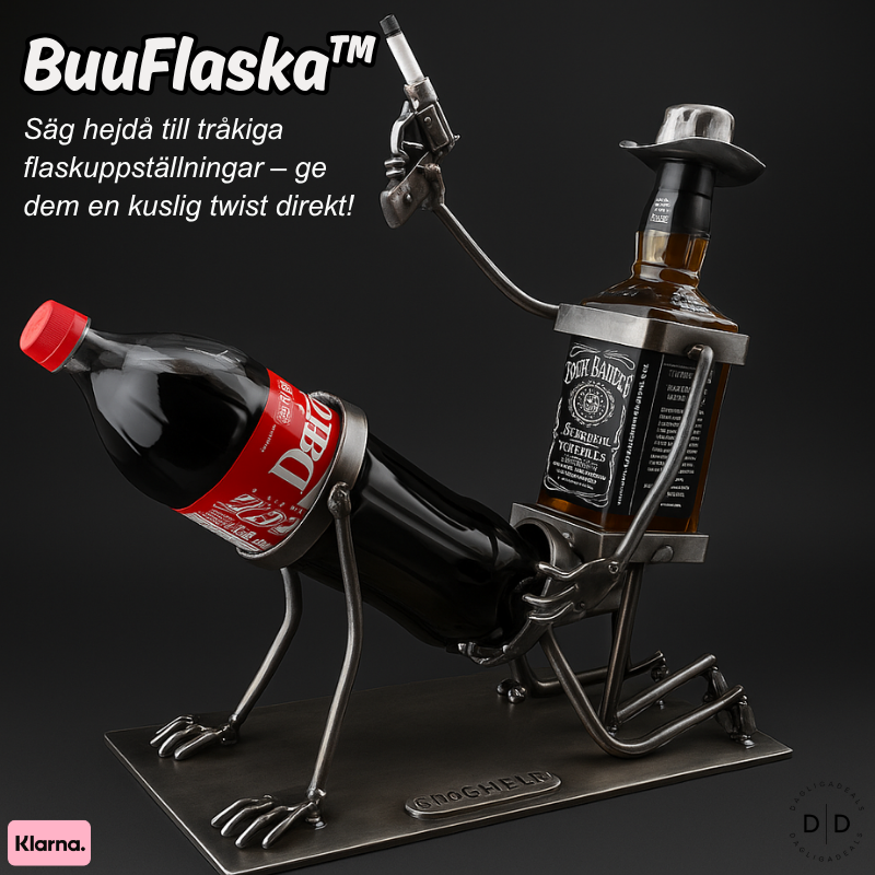 BuuFlaska™ | Säg hejdå till tråkiga flaskuppställningar – ge dem en kuslig twist direkt!
