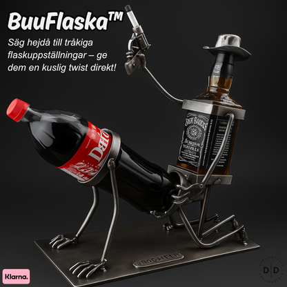 BuuFlaska™ | Säg hejdå till tråkiga flaskuppställningar – ge dem en kuslig twist direkt!