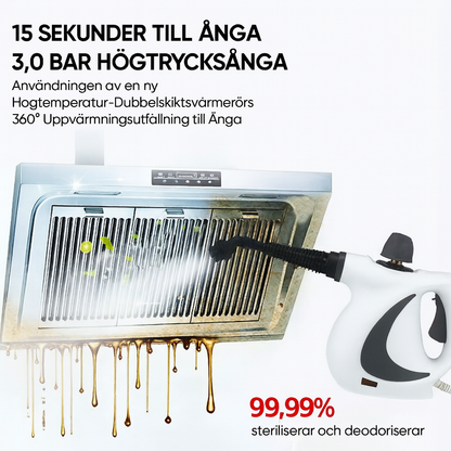 PowerSteam™ | Djuprengör utan ansträngning – ingen skrubbning, inga kemikalier