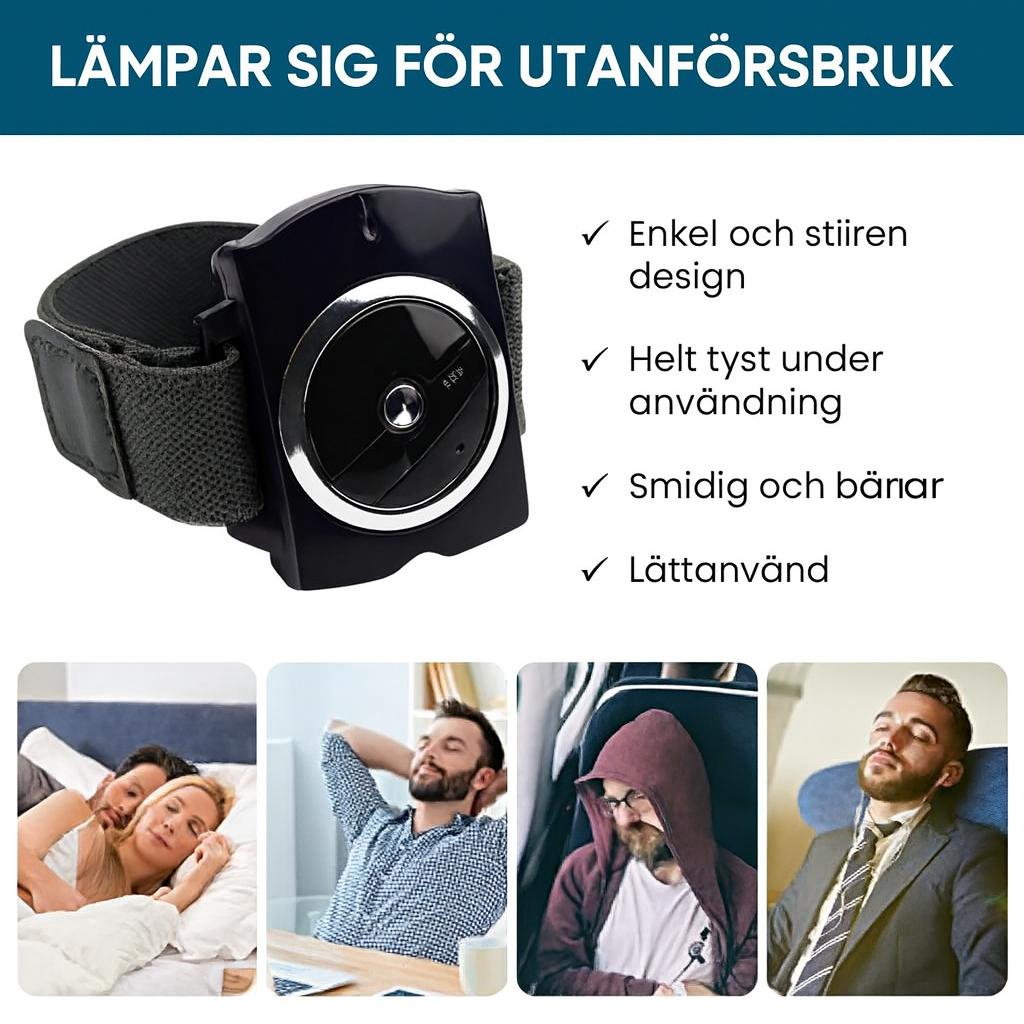 QuietRest™ | Förbättra luftflödet, minska snarkning – vakna helt utvilad