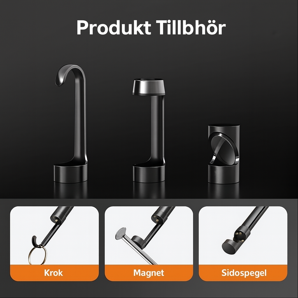 FlexiCam™ | Tydlig sikt i trånga utrymmen – inspektera med lätthet