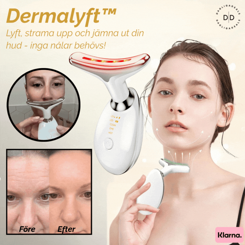 Dermalyft™ | Lyft, strama upp och jämna ut din hud - inga nålar behövs!