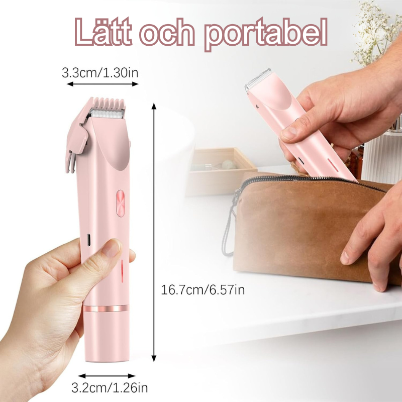 DuoShave™ | Säg hejdå till skärsår, bulor och irritation – en felfri rakning utan rodnad