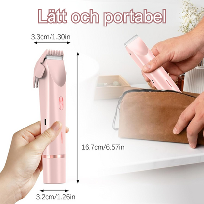 DuoShave™ | Säg hejdå till skärsår, bulor och irritation – en felfri rakning utan rodnad