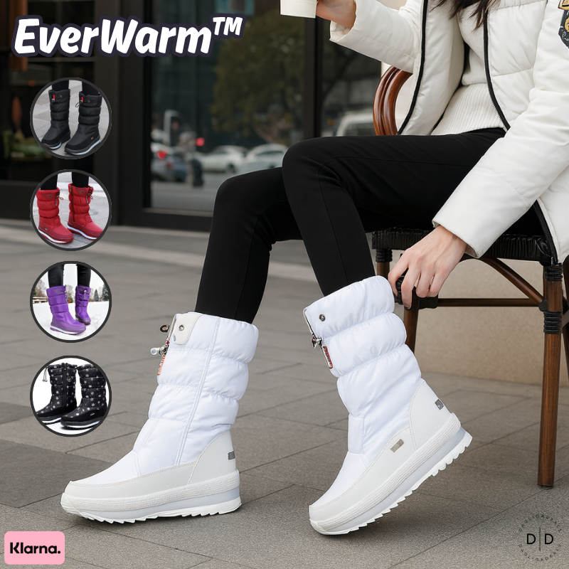 EverWarm™ | Halkfria och Vattentäta Snöstövlar i Fuskpäls