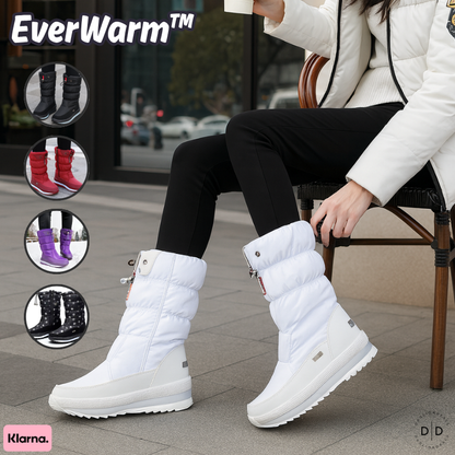 EverWarm™ | Halkfria och Vattentäta Snöstövlar i Fuskpäls