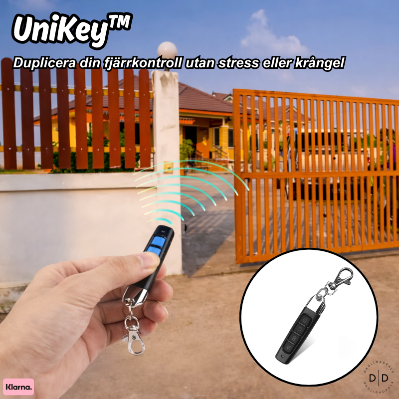 UniKey™ | Duplicera din fjärrkontroll utan stress eller krångel