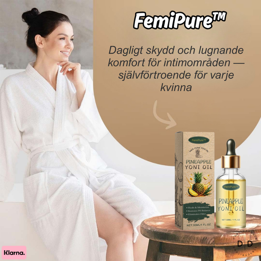 FemiPure™ | Dagligt skydd och lugnande komfort för intimområden — självförtroende för varje kvinna