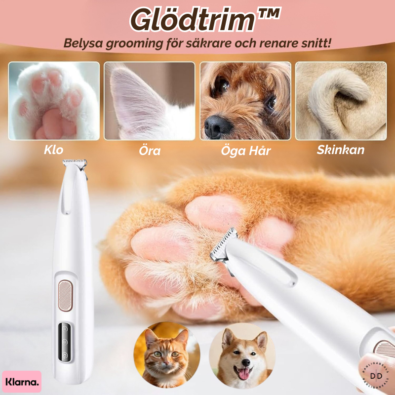 Glödtrim™ | Belysa grooming för säkrare och renare snitt!