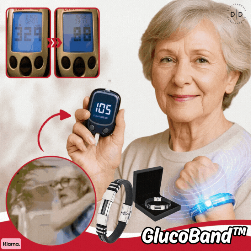 GlucoBand™ | Sänk blodsockret med upp till 72 % på bara 7 dagar