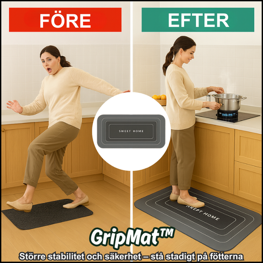 GripMat™ | Större stabilitet och säkerhet – stå stadigt på fötterna
