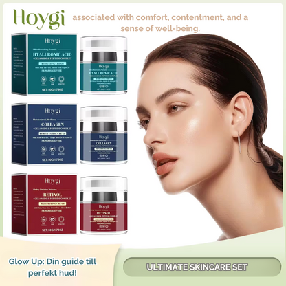 AgeDefy™ Retinol Cream | + FREE HydraGlow™ Hyaluronic Acid & PureLift™ Collagen Cream Combo – Ultimate Skin Care Set