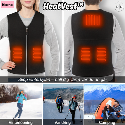 HeatVest™ | Slipp vinterkylan – håll dig varm var du än går
