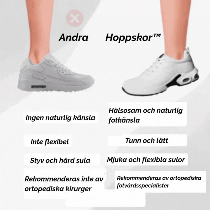Hoppskor™ | Säg adjö till fotsmärta, kliv in i komfort!