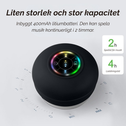 Hydrobeat™ | Njut av musik och ljus överallt, regn eller solsken!