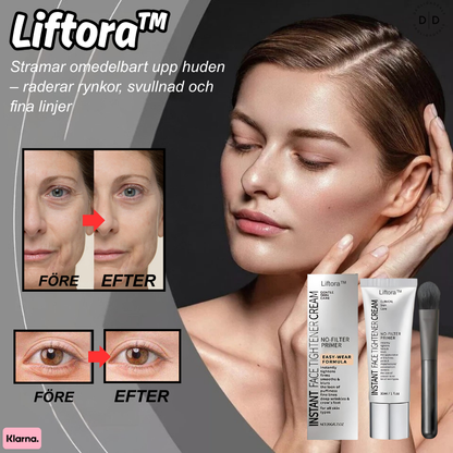 Liftora™ | Stramar omedelbart upp huden – raderar rynkor, svullnad och fina linjer