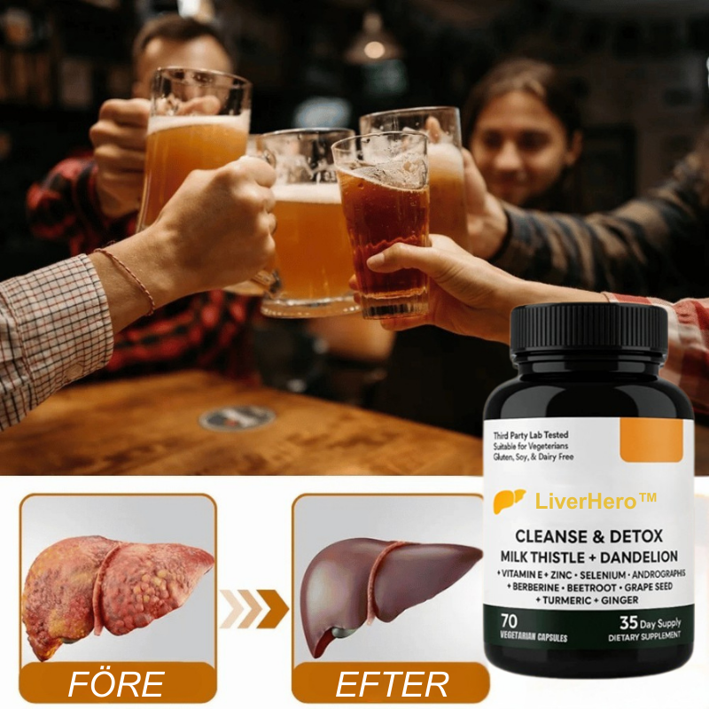 LiverHero™ | Rena din lever, förbättra matsmältningen och bränn fett snabbt