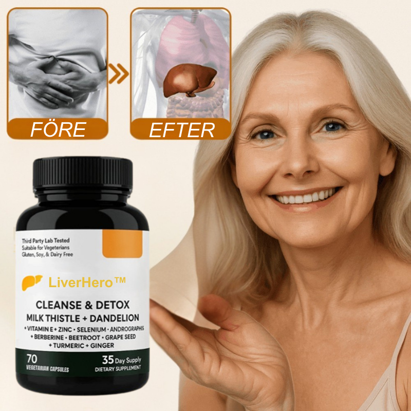 LiverHero™ | Rena din lever, förbättra matsmältningen och bränn fett snabbt