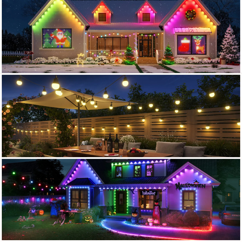 LumaGård™ | Regn eller solsken, låt din utomhusmiljö lysa smart!