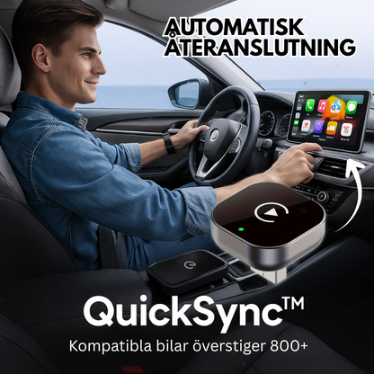 QuickSync™ | Inga fler sladdar, ansluten till din bil på några sekunder