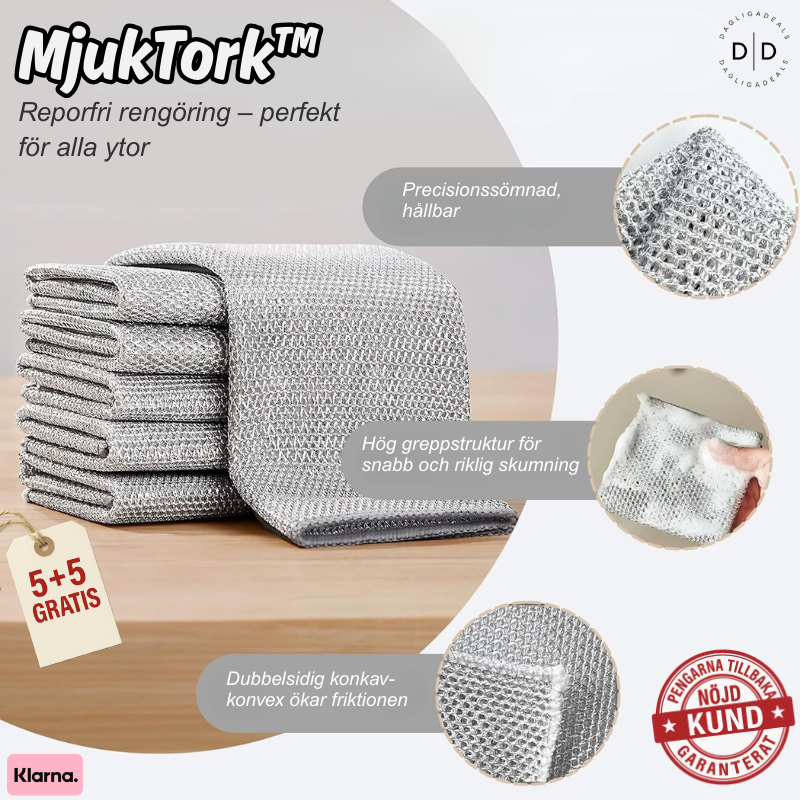 MjukTork™ | Reporfri rengöring – perfekt för alla ytor