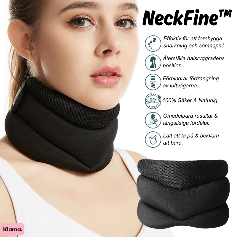 NeckFine™ | Justera din nacke – stoppa snarkning och sömnapné naturligt!
