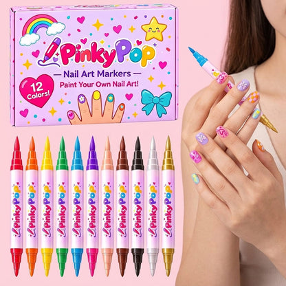 TwinkleTips™ PinkyPop | Nagelkonstpennor hon kan använda själv