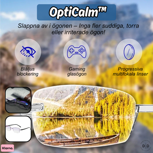 OptiCalm™ | Slappna av i ögonen – Inga fler suddiga, torra eller irriterade ögon!