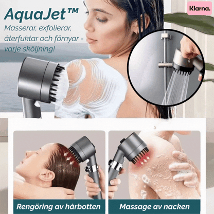 AquaJet™ | Masserar, exfolierar, återfuktar och förnyar - varje sköljning!