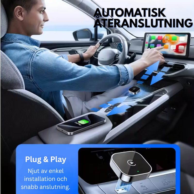 QuickSync™ | Inga fler sladdar, ansluten till din bil på några sekunder