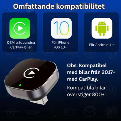 QuickSync™ | Inga fler sladdar, ansluten till din bil på några sekunder