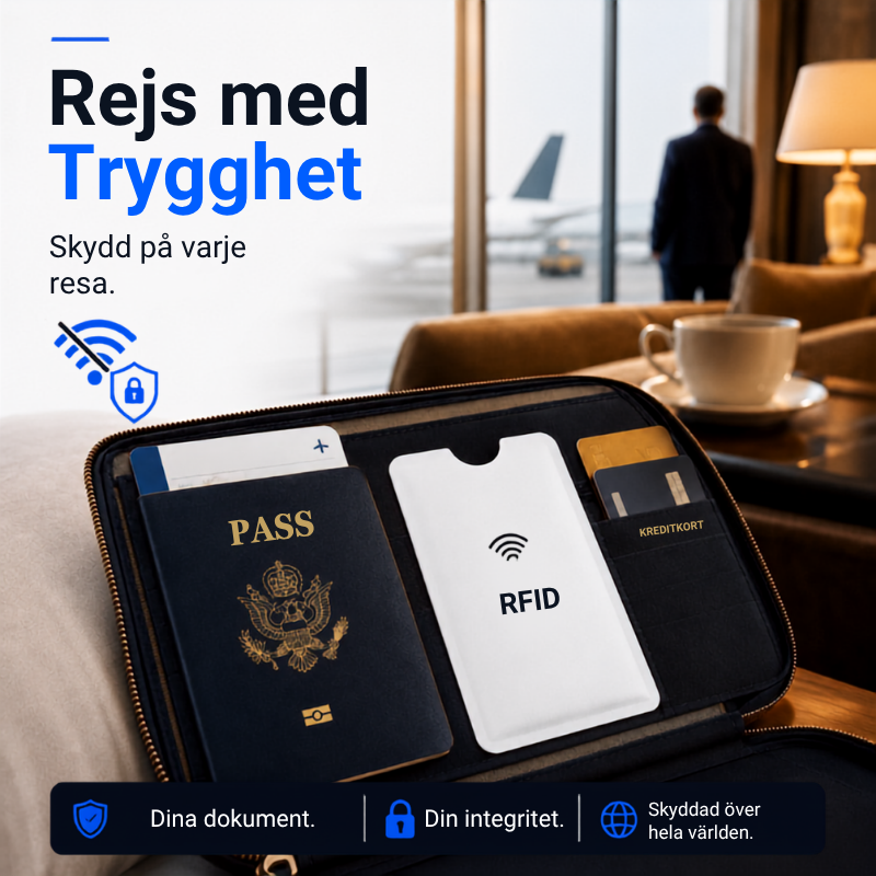 SlimShield™ | RFID-kortfodralet skyddar dina kort mot trådlös stöld.