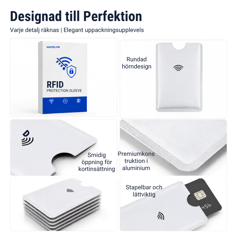 SlimShield™ | RFID-kortfodralet skyddar dina kort mot trådlös stöld.
