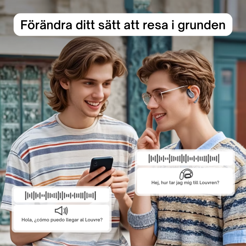 SmartBuds™ | Den smarta AI-översättaren som får plats i örat