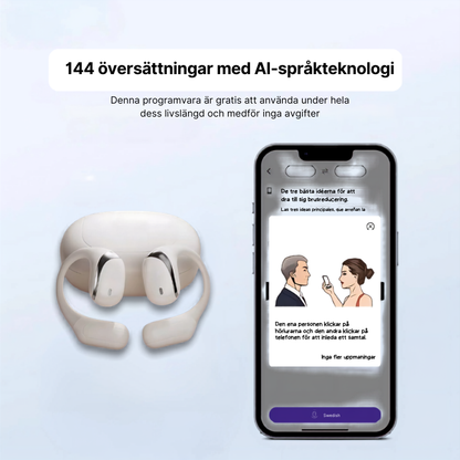SmartBuds™ | Den smarta AI-översättaren som får plats i örat