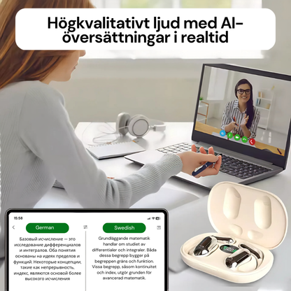 SmartBuds™ | Den smarta AI-översättaren som får plats i örat
