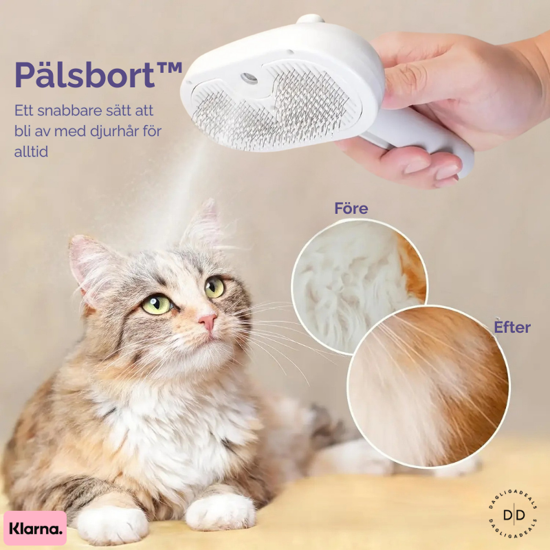 Pälsbort™ | Ett snabbare sätt att bli av med djurhår för alltid