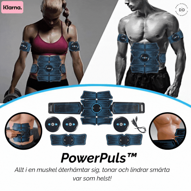 PowerPuls™ | Allt i en muskel återhämtar sig, tonar och lindrar smärta var som helst!