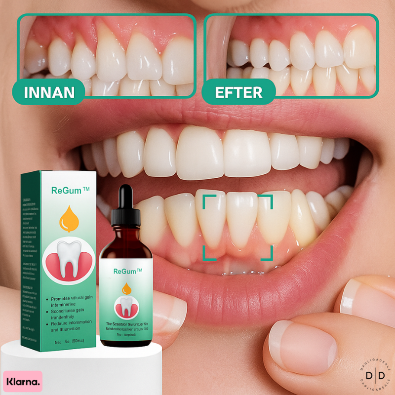 ReGum™ | Stoppa blödande, smärtsamt och svullet tandkött – återställ ditt friska leende