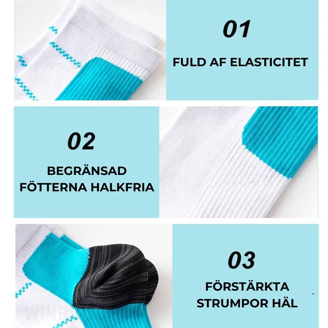 StøtteSok™ | Gå säkert utan att belasta fötterna