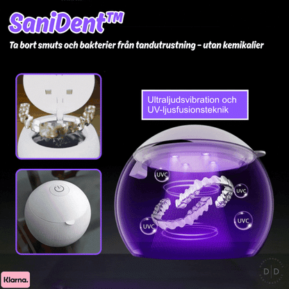 SaniDent™ | Ta bort smuts och bakterier från tandutrustning – utan kemikalier