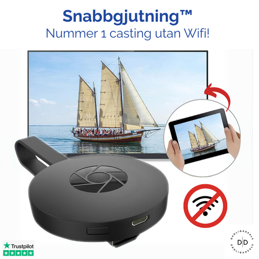 Snabbgjutning™ | Nummer 1 casting utan Wifi!