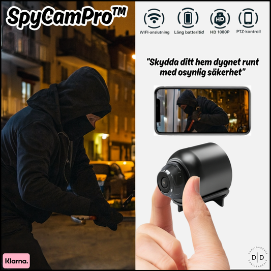 SpyCamPro™ | ”Skydda ditt hem dygnet runt med osynlig säkerhet”